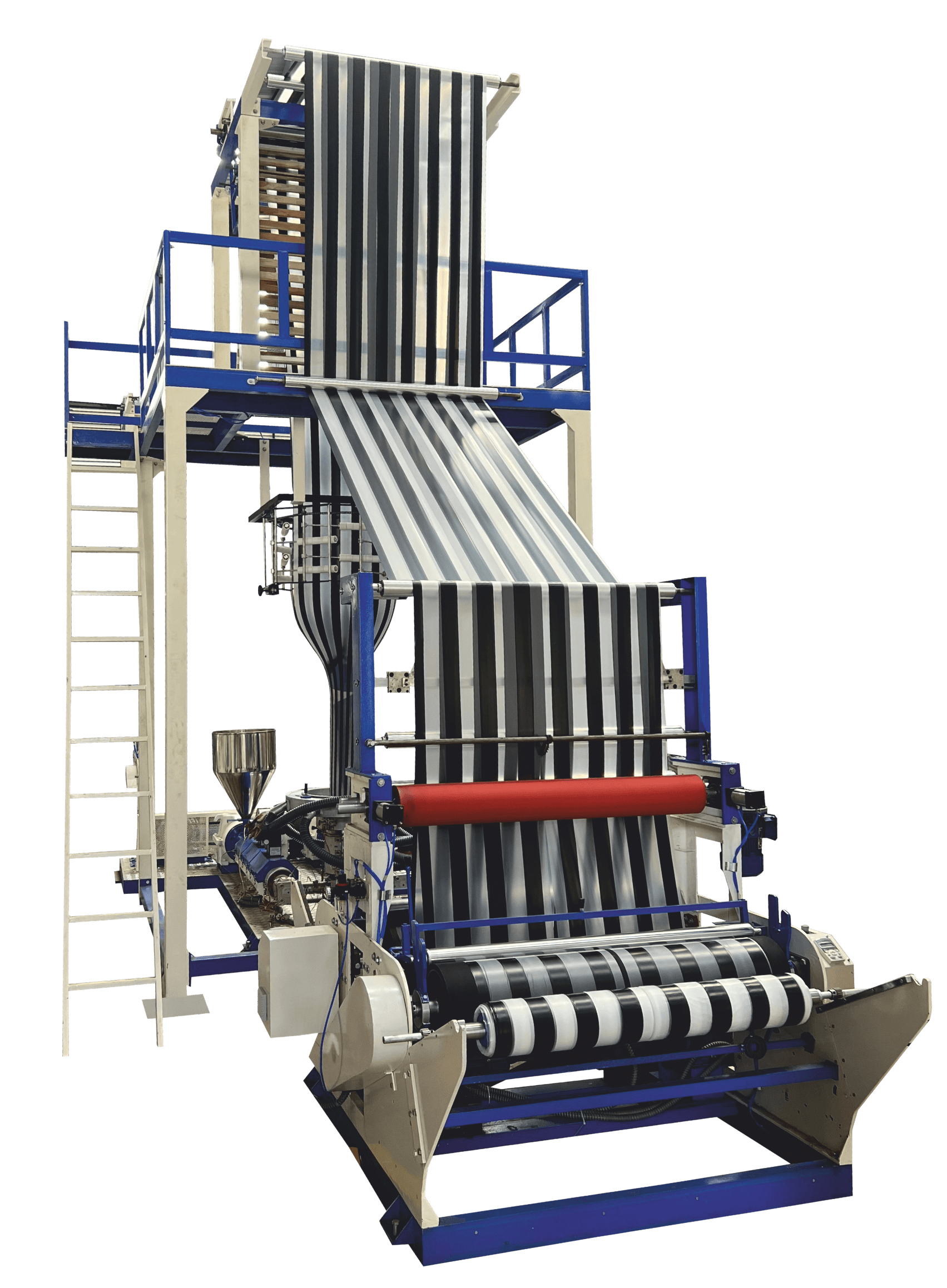 Two Color Striped Line