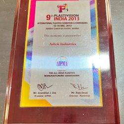 Award for best manufacturer in Blown Film Plant